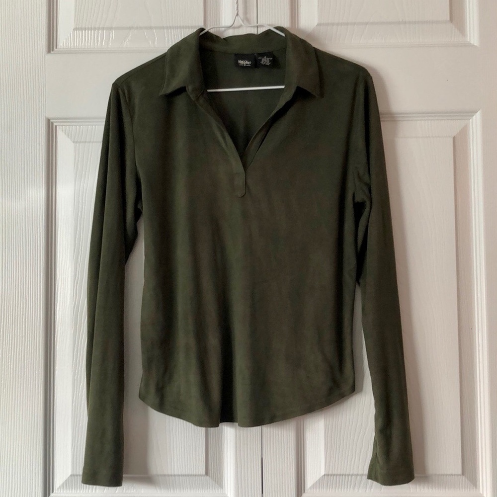 “Suede” blouse